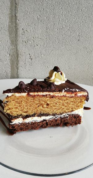 Brownie & whisky Cake  at De Aca in San Jose