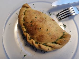 Mushroom pastry at De Aca in San Jose