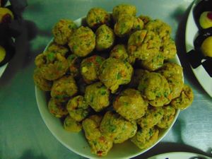 albondigas de verdura at Suspiros de Sefarad in Malaga