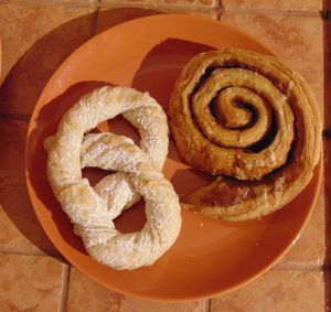 Baked goods at Dharma's Cake in Rome