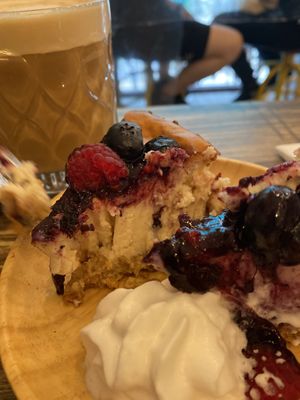 Light tofu cheesecake! at Ohms Cafe & Bar in Hong Kong Island