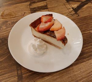 Strawberry Tofu Cheesecake 士多啤梨豆腐芝士蛋糕 at Ohms Cafe & Bar in Hong Kong Island