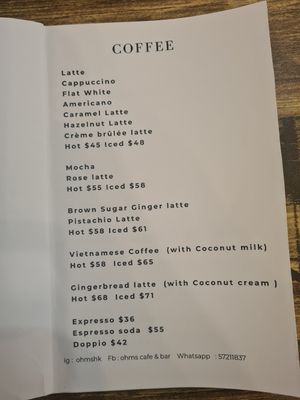  at Ohms Cafe & Bar in Hong Kong Island