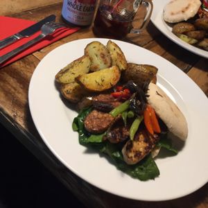 One of the best vegan meals I've had at Peckish Cafe in Ennis