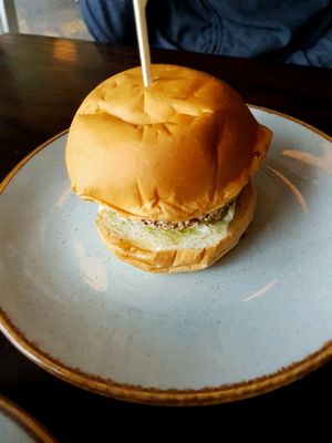 Sweet Potato and Bean burger at Handmade Burger Co - Bullring in Birmingham