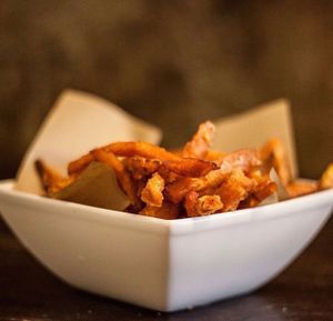 Sweet potato fries at Handmade Burger Co in Southampton