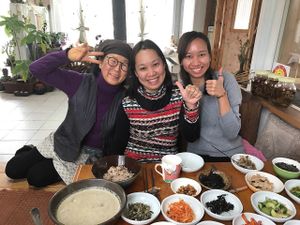 This is the korea female owner, very friendly  at Jayeonneuro in Jeju