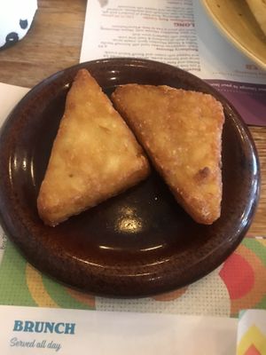 Hash Brown side at Faro Lounge in Lichfield