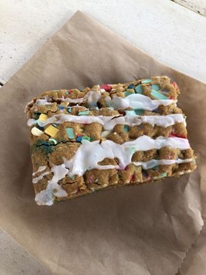 Birthday Cake Blondie  at Blondie's Vegan in Boynton Beach