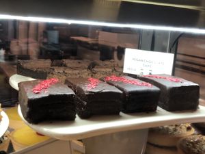 Vegan chocolate cake   at Le Pain Quotidien - Marina Mall in Dubai