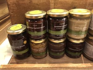 Savoury spreads  at Le Pain Quotidien - Marina Mall in Dubai