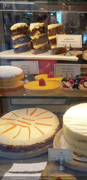 Vegan carrot cake. Also they have brownie and mamy dishes in the menu! at Le Pain Quotidien - Mall of the Emirates in Dubai