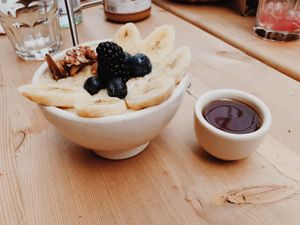 oatmeal with maple syrup😋 at Le Pain Quotidien - The Avenues Mall in Kuwait City