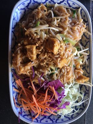 Pad Thai Jay at Bangkok Happy Bowl in Koloa