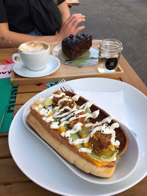 Hot Dog?  at Vegan Kiosk in Bratislava