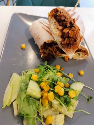 burrito at Vegan Kiosk in Bratislava