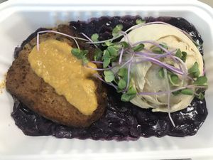 Lunch menu at Vegan Kiosk in Bratislava