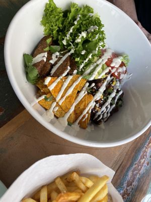 Buddha bowl  at Vegan Kiosk in Bratislava