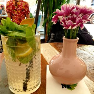 lemonade at Vegan Kiosk in Bratislava