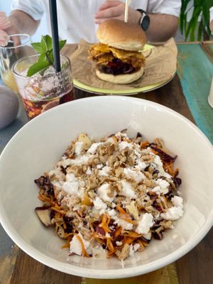 Cabbage salad  at Vegan Kiosk in Bratislava
