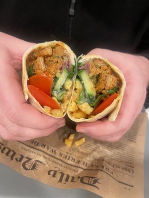 Gyros   at Vegan Kiosk in Bratislava