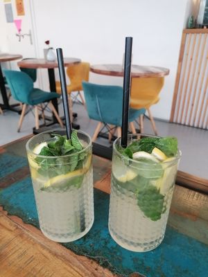 Home lemonade at Vegan Kiosk in Bratislava