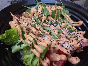 Kiosk bowl at Vegan Kiosk in Bratislava