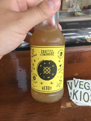 Lemonade! (I didn’t like it) at Vegan Kiosk in Bratislava