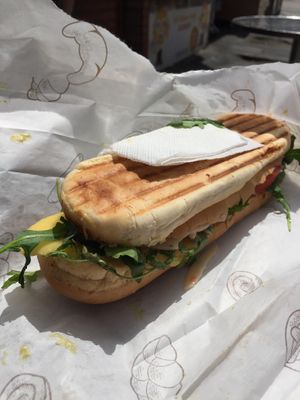 Panini at Vegan Kiosk in Bratislava