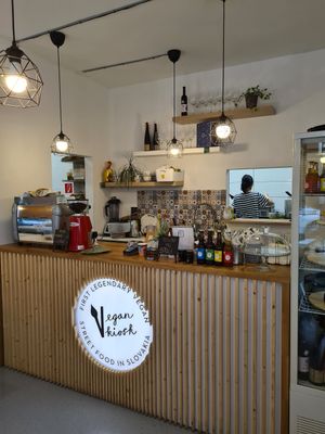 Bar at Vegan Kiosk in Bratislava