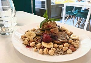 Pancakes at Vegan Kiosk in Bratislava