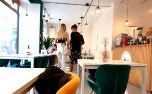 Cozy interior. at Vegan Kiosk in Bratislava