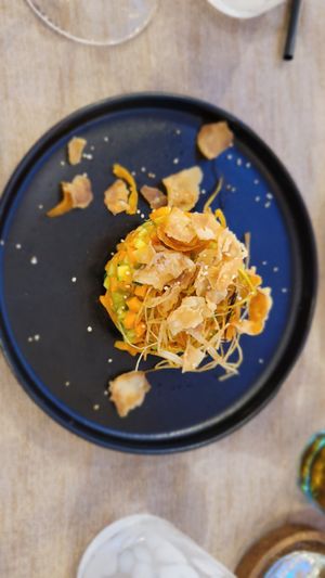 Menu vegan at Mamabeach in Olbia