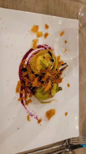 Menu vegan at Mamabeach in Olbia