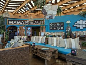 Inside bar at Mamabeach in Olbia