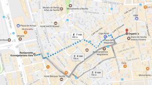 Organic´s and Restaurante Gaia are the two restaurants of Gaia. at Organic's in Sevilla