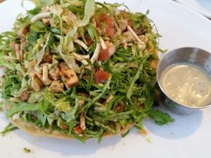 vegan tostada at Tocaya Modern Mexican in Venice