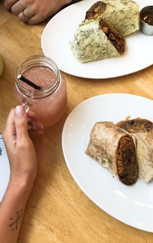 Vegan Burritos! at Tocaya Modern Mexican in Venice