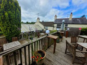 The Bridge Inn Outside (Beer Garden). at The Bridge Inn in Menai Bridge