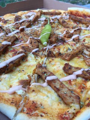 Kebab pizza  at Foodhouse in Linkoping