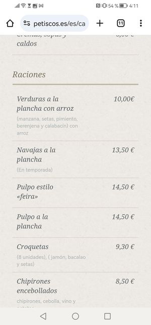  at Petiscos in Santiago De Compostela