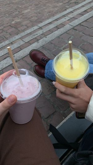 Tasty milkshakes  at 100% Le Bar a Jus in Colmar