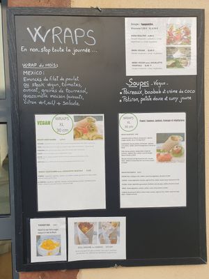 Menu at 100% Le Bar a Jus in Colmar