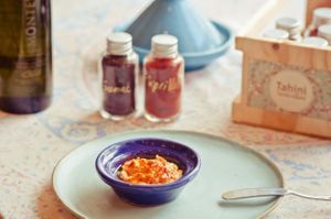 Hummus at Tahini Tienda Vegana in Villa De Leyva