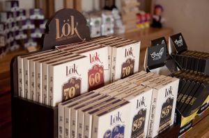 Vegan chocolates at Tahini Tienda Vegana in Villa De Leyva