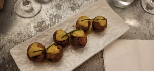 "falafel"... :( at Gusto Ristobar in Sevilla