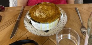 Vegan Moussaka   at Gusto Ristobar in Sevilla