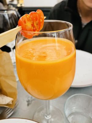 Gazpacho  at Gusto Ristobar in Sevilla