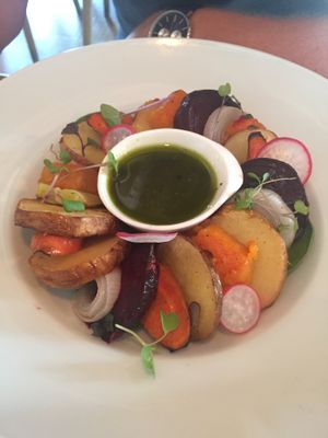 Tubuler (can't quite remember name). Tuber dish?  at Gusto Ristobar in Sevilla