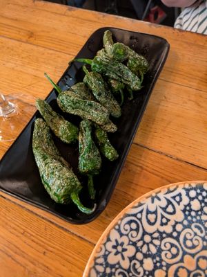 Pardon peppers at Gusto Ristobar in Sevilla